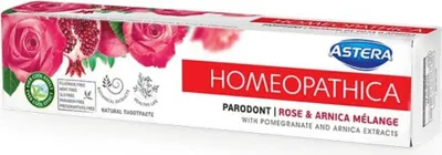 Produktbild von Zahnpasta mit Granatapfel und Arnika gegen Zahnfleischbluten, Entzündungen und Mundgeruch, fluoridfrei