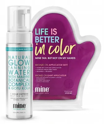 Zdjęcie produktu dla MineTan Natural Glow Pianka Stopniowo Brązująca + Rękawica