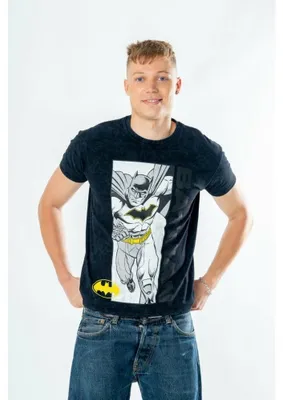 Produktbild von Batman T-Shirt Comic Acid Wash Größe XL