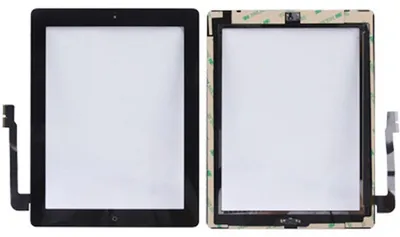 Obrázek produktu pro Dotykové sklo Digitizer Glass Display Black Apple iPad 3 Home Button Tool
