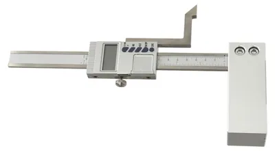 Zdjęcie produktu dla Cyfrowy miernik wysokości z podstawą magnetyczną, ekranem LCD, elektronicznym narzędziem pomiarowym, wyjściem SPC 0–150 mm