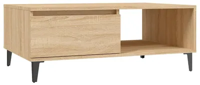 Productafbeelding van vidaXL Salontafel Sonoma-eik, 90x60x35 cm, houtvezel