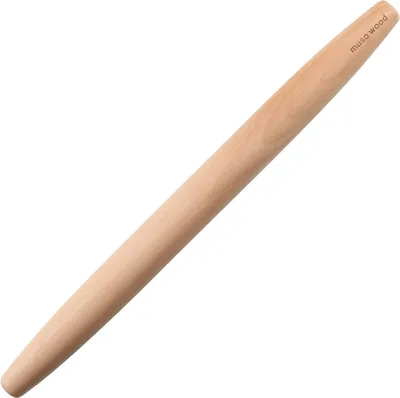 Produktbild von Holz-Teigroller mit Antihaftbeschichtung - Ideal für Torten und Kekse - 40 cm - Buchenholz