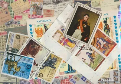 Produktbild von Briefmarken Motive 10 verschiedene Napoleon Blöcke