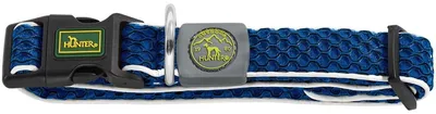 Produktbild von Hunter Hundehalsung Hilo Vario Basic blau Größe M-L atmungsaktiv