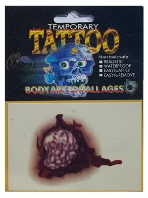 Image de Tattoo terreur - sang - horreur - tatouage temporaire enfant - halloween