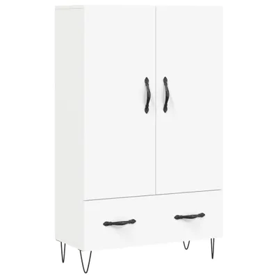 Produktbild von Highboard Weiß 69,5x31x115 cm Holzwerkstoff