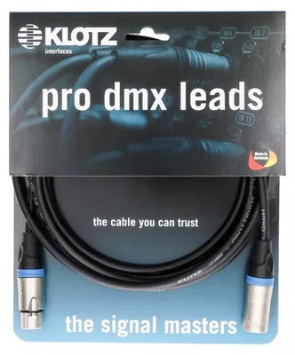 Produktbild von Klotz DMX Leads LX2-3X1K2-10.0 DMX Kabel 10m 3-Pin XLR