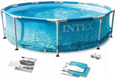 Zdjęcie produktu dla Intex 28206NP, 4485 l, Basen ramowy, Dziecko i dorosły, Niebieski, 17,4 kg