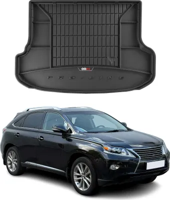Image de Tapis de Coffre pour Lexus RX 2008-2015 TPE Noir