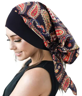 Produktbild von WUERKIYA Chemo Turban für Krebs, Kopfbedeckung, Kopftuch für Frauen, Damen Chemo