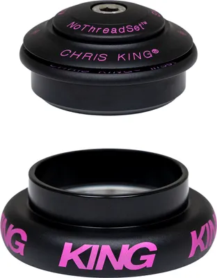 Image de Jeu de direction Chris King InSet I8 Tapered, roulement en acier inoxydable, 1 1/8"-1 1/4", GripLock,
