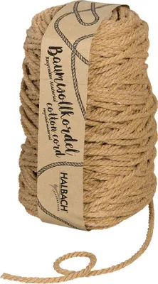 Produktbild von XXL Baumwollkordel "5 mm", 80 m, 500 g Cappuccino