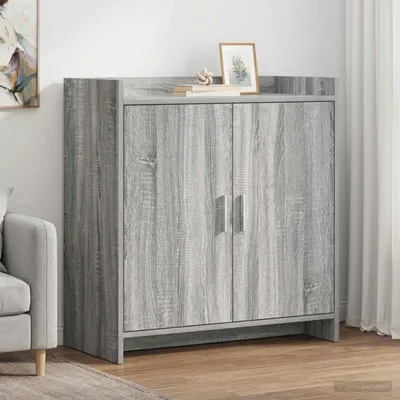 Produktbild von vidaXL Sideboard Grau Sonoma 72 x 36 x 80 cm Holzwerkstoff
