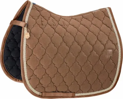 Produktbild von Eskadron HERITAGE Schabracke " Baumwolle GLITTER " Form - Pony-Dressur Farbe - almond