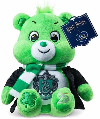 Produktbild von Care Bears 20Cm Plush - Harry Potter - Good Luck X Slytherin