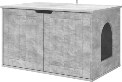 Image de Maison pour chat Béton 85 x 55 x 50,5 cm Bois d'ingénierie