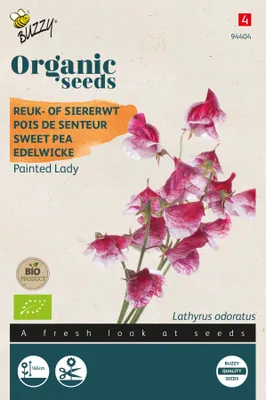 Produktbild von Edelwicke Painted Lady |  Wickensamen von Buzzy Seeds [MHD 07/2023]