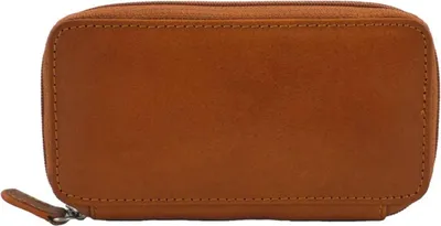 Produktbild von Damen Tasche aus Naturleder in Braun, Maße 14 cm Länge, 8 cm Höhe, 1,8 cm Breite