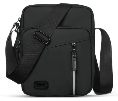 Produktbild von Umhängetasche Herren Messenger Bag Crossbody Bag - Wasserdicht - Schwarz - Für Alltag, Arbeit und Reisen