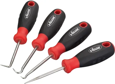 Produktbild von VIGOR Mini Haken Satz V4663 4-teilig Anzahl Werkzeuge: 4