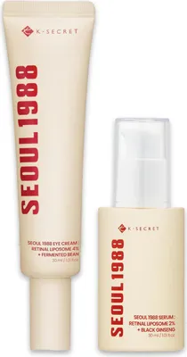 Obrázek produktu pro K-SECRET Seoul 1988 Anti-Aging Duo - Oční krém a sérum s retinálním liposomem