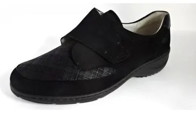 Produktbild von Waldläufer weite k Slipper schwarz in Gr. 37