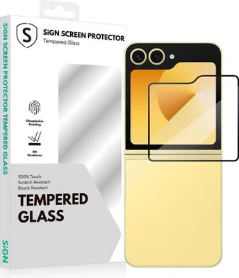 Produktbild von Full Cover Displayschutz aus gehärtetem Glas für Samsung Galaxy Z Flip 6