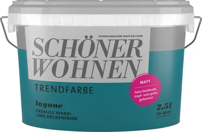 Produktbild von SW Trend Wandfarbe matt 2,5L lagune 5518