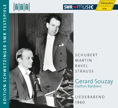 Obrázok produktu pre Various: Gerard Souzay - Lieder recital 1960 (Schwetzinger Festspiele)
