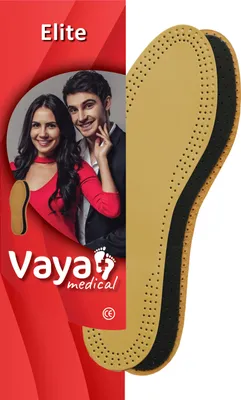 Produktbild von Vaya Elite Leder Anti-Geruch Einlegesohlen 1 Paar