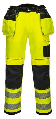 Zdjęcie produktu dla Spodnie ostrzegawcze PW3 z kaburami Portwest T501YBS 38