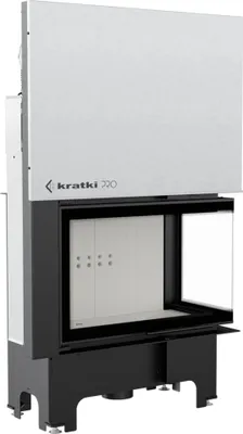 Produktbild von Kratki Kamineinsatz VNP 810/410 rechts Hebetür 14 kW Kamin Kaminofen Heizeinsatz