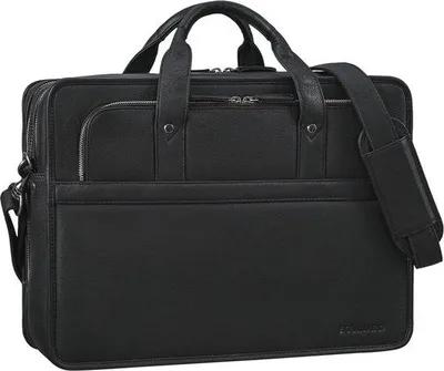 Productafbeelding van Famanu aktentas voor 15,6-inch laptop - Stijlvolle schoudertas voor werk en organisatie