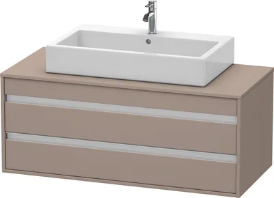 Produktbild von Duravit Waschtischunterbau KETHO 550x1200x496mm basalt matt