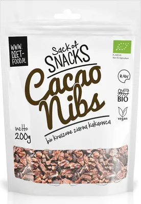 Produktbild von ZERKLEINERTE KAKAOBOHNEN  200 g - DIÄT-LEBENSMITTEL