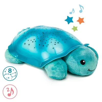 Image de Cloud B® Twinkling Twilight Turtle™ Aqua - Veilleuse avec projection de lumière - Tortue bleue