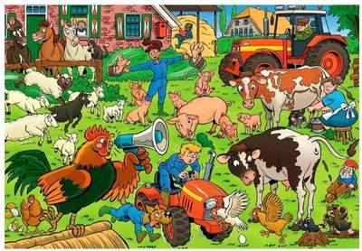 Image de Goliath Puzzle That's Life Junior 8 Farm 240 pièces