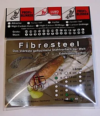 Produktbild von Profi Blinker Fibresteel 8kg, Stinger Edelstahl