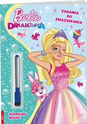 Zdjęcie produktu dla ISBN Barbie Dreamtopia Zadania do zmazywania, Polski, Broszurowa okładka, 16 stron(y)