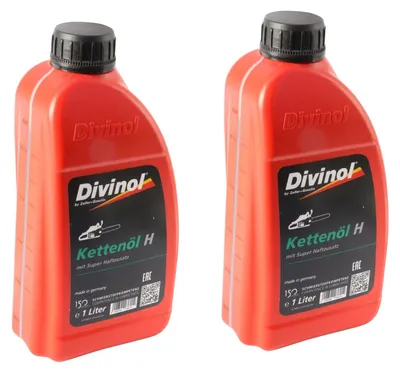 Produktbild von Divinol 2 Liter H1 Kettenöl Sägekettenöl mit Haftzusatz Kettensäge Motorsäge