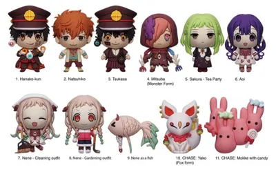 Immagine prodotto di Hanako-kun 3D in PVC con etichetta per borsa Serie 2 (24)