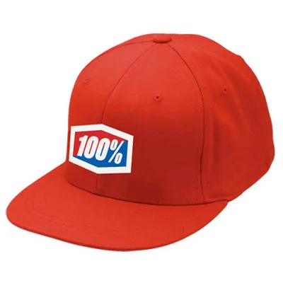 Produktbild von 100percent Icon Flexfit Hat Red S-M