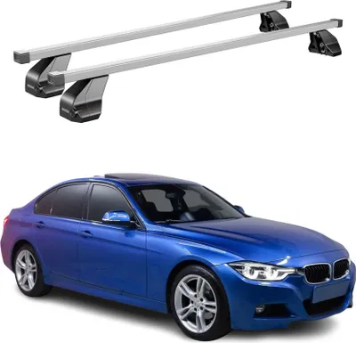 Produktbild von Menabo Dachträger Grundtäger für BMW 3er F30 2012-2019 75kg Stahl Silber 2 tlg