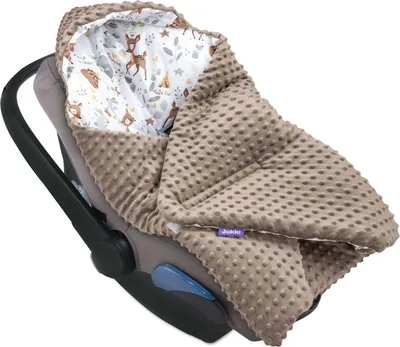 Produktbild von Magical Woodland & Mokka Minky Decke für Kindersitz