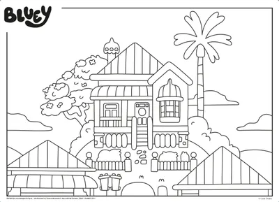 Produktbild von Lisciani - Bluey - Doppelseitiges Puzzle - 24 Teile - Fördert Kreativität, Vorstellungskraft, Neugier und Beobachtungsgabe - Ausmalpuzzle - Ab 3 Jahre
