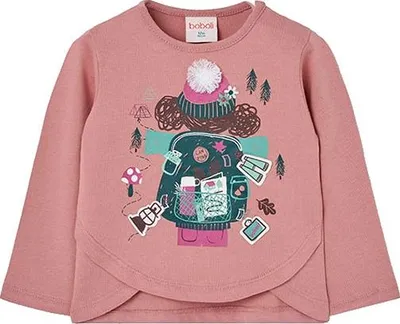 Produktbild von Boboli Knit Langarm-t-shirt Rosa 2 Years Mädchen Rosa 2 Years
