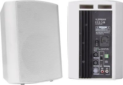 Produktbild von Vivolink VLSP60AW, 2-Wege, 2.0 Kanäle, Kabelgebunden, 60 W, 45 - 20000 Hz, Weiß