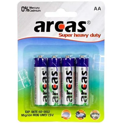 Image de Arcas 107 00406 Single-use battery AA Zinc-carbon