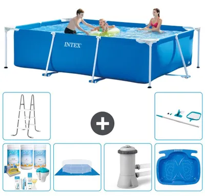 Obrázok produktu pre Obdĺžnikový bazén s rámom – 300 x 200 x 75 cm – 7-dielna sada, model S20841